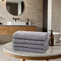 500GSM Egyptian Hand Towel - Light Grey, Cotton alternate view