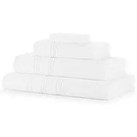 6-Piece Towel Bale Set 600GSM - White, Cotton alternate view