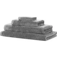 600 GSM Zero Twist Bath Sheet - Silver, Cotton by The Towel Shop, image 2