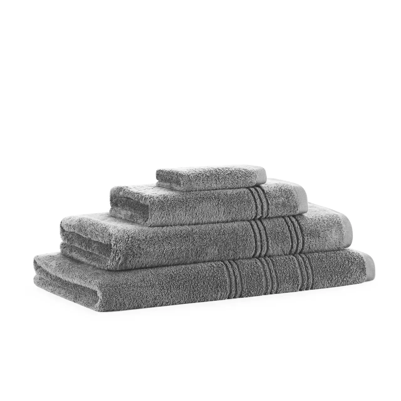 600 GSM Zero Twist Bath Sheet - Silver, Cotton by The Towel Shop