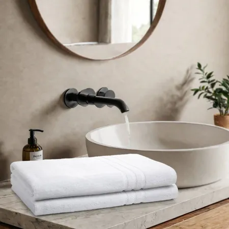 600GSM Egyptian Cotton Bath Sheet - White