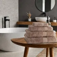 600GSM Luxury Towels - Latte, Egyptian Cotton alternate view