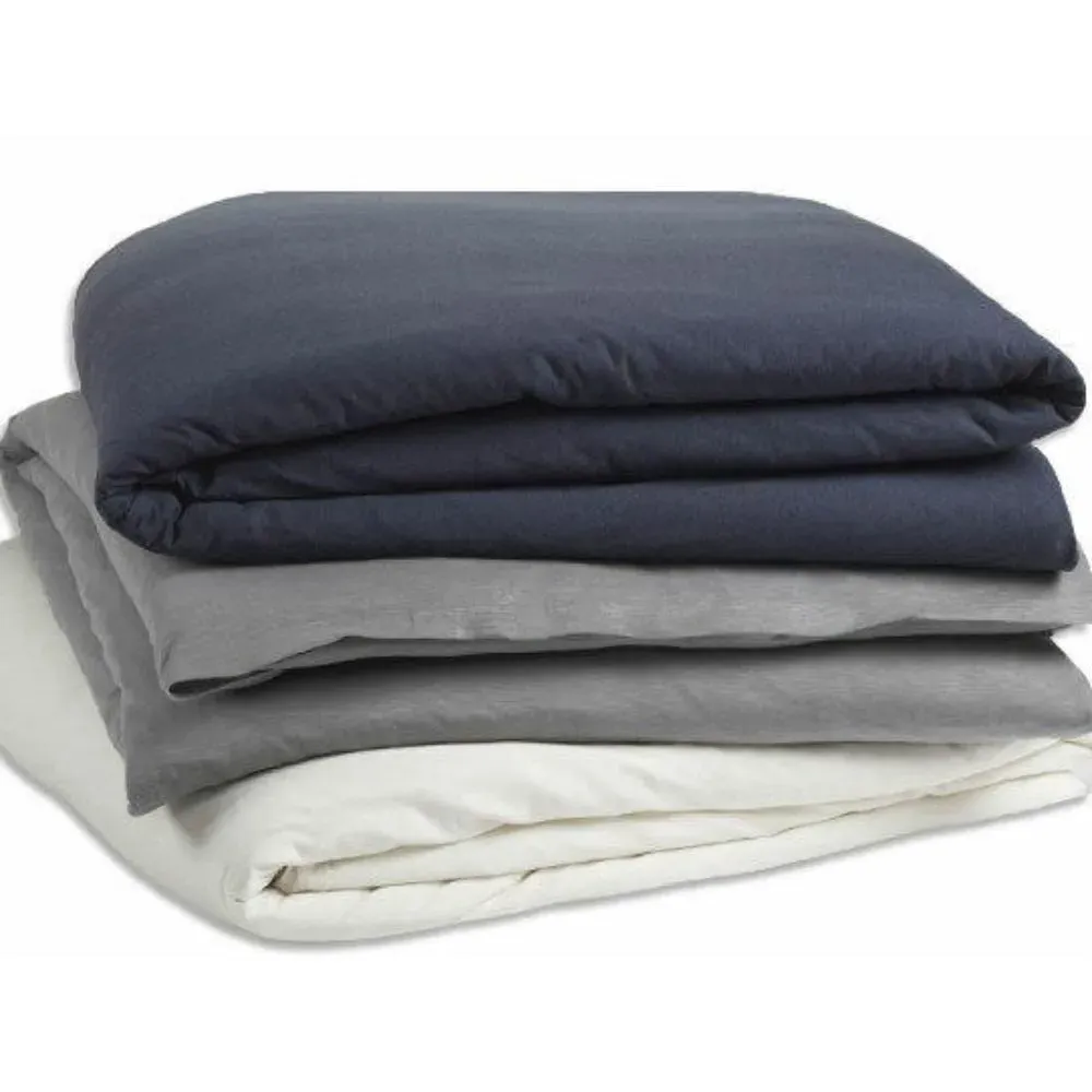 68 Pick Poly Cotton Duvet Cover - White by The Towel Shop