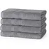 700 GSM Hand Towel - Charcoal, Cotton by The Towel Shop, image 3