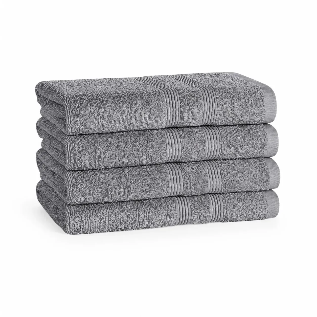 700 GSM Hand Towel - Charcoal, Cotton by The Towel Shop