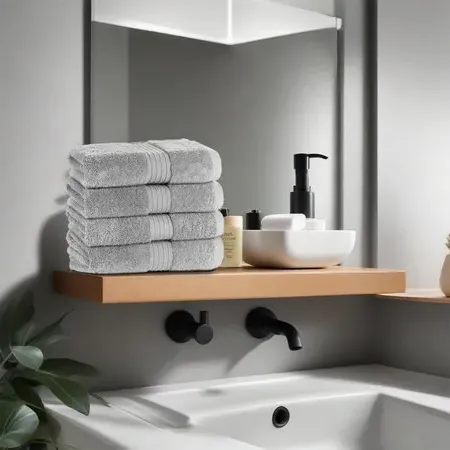 700 GSM Luxury Towel Set - White, Cotton