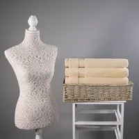 Bath Towel 700 GSM - Cream, Bamboo Cotton alternate view