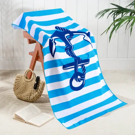 Anchor Microfibre Beach Towel - Colourful product