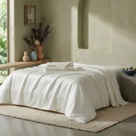 Bamboo Duvet Cover Set - White product