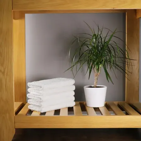 Box of 240 Guest Towels 500 GSM - White, Cotton product