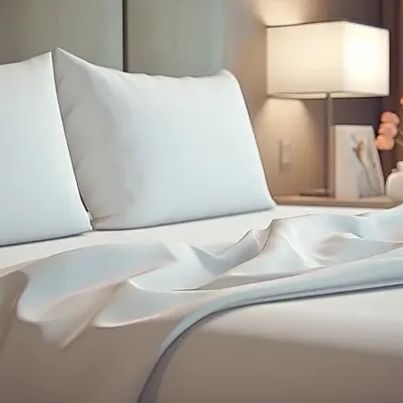 Buttoned Duvet Cover Set - Cotton, Sateen image