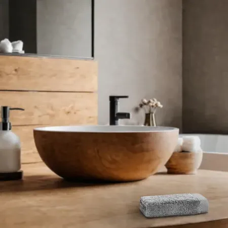 Face Cloth Zero Twist - Charcoal, Cotton