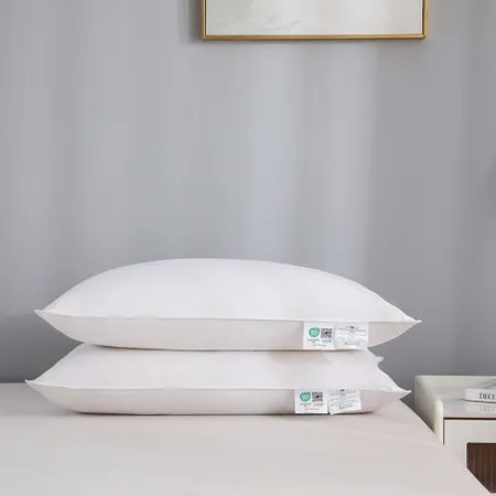 Feather & Goose Down Pillow - White, Polycotton product