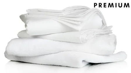 Full Bedding Pack with Duvet, Pillow & Linen - White, Cotton product
