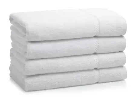 Hand Towel 600GSM Double Yarn - White, Cotton image