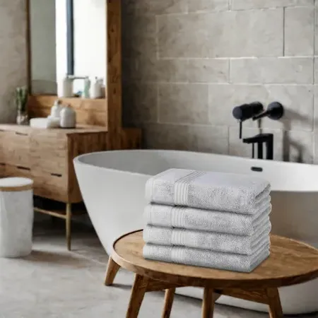 Hand Towel - Charcoal, Bamboo Cotton image