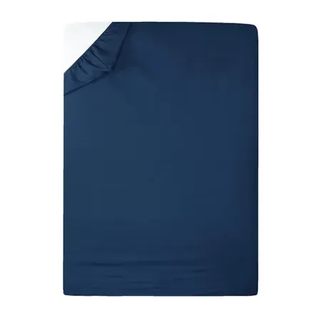King Size Flame Retardant Fitted Sheet - Navy product