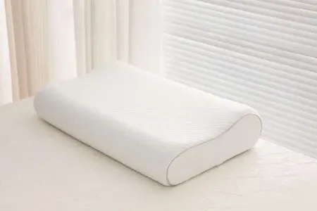 Large Memory Foam Contour Pillow - White, Polyester product