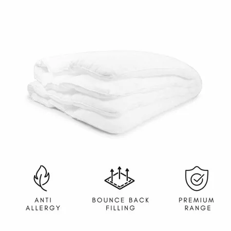 Non-Allergenic 10.5 Tog Duvet - White, Polycotton product