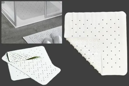 Non-Slip Rubber Bath & Shower Mat - White product