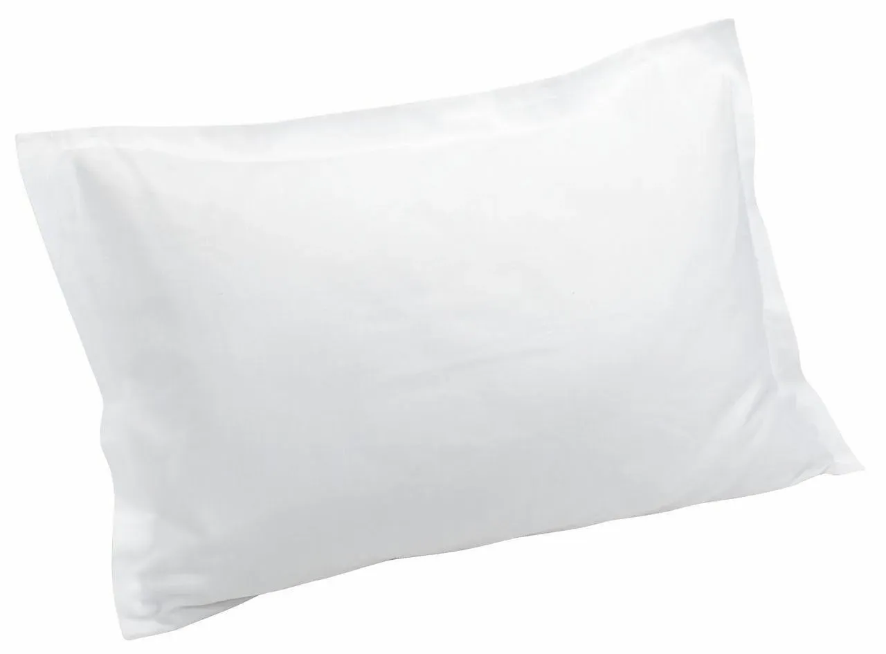 Envelope Pillowcases - White, Polycotton by The Towel Shop