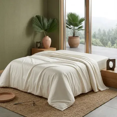 Tencel Duvet Cover Set - White product