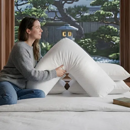 V Shape Pillowcase 68 Pick - White, Polycotton product
