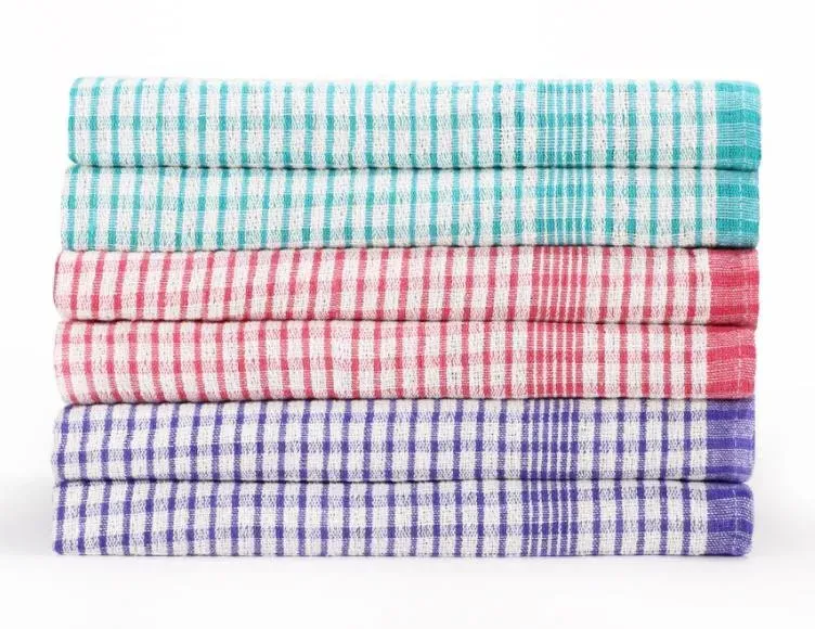 Cotton Tea Towel Pack - Blue, Woven Cotton by The Towel Shop