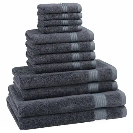 12 Piece 700GSM Bamboo Towel Set - White product