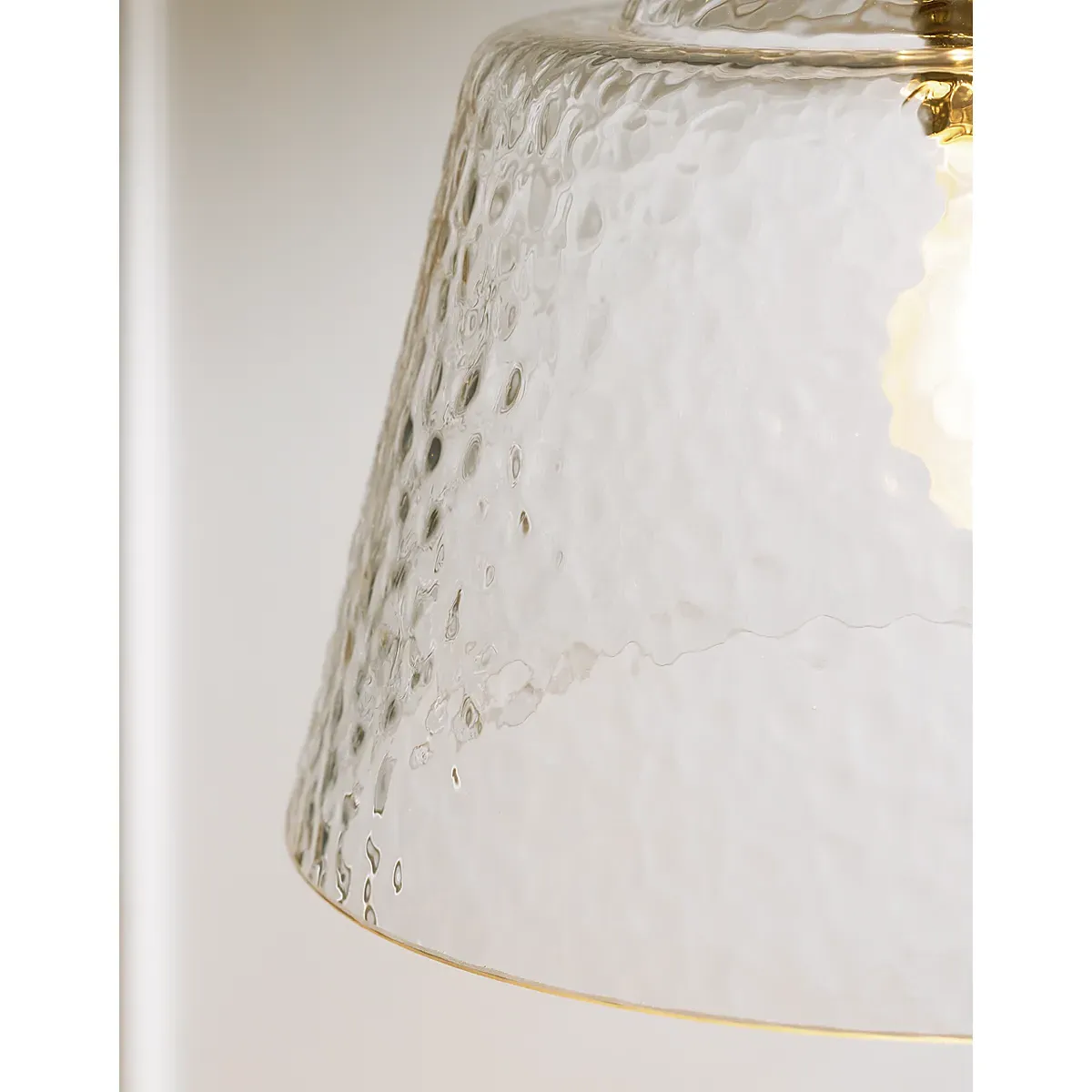 Lansdown Glass Single Pendant Light - Silver, Clear alternate view