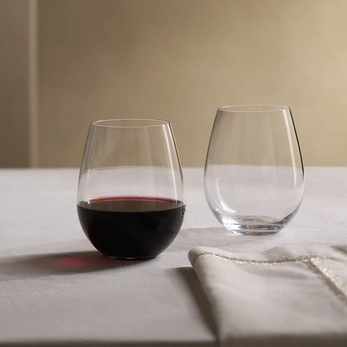 LSA International Stemless Red Wine Glasses Set of 2 - Clear, Soda-Lime Glass product
