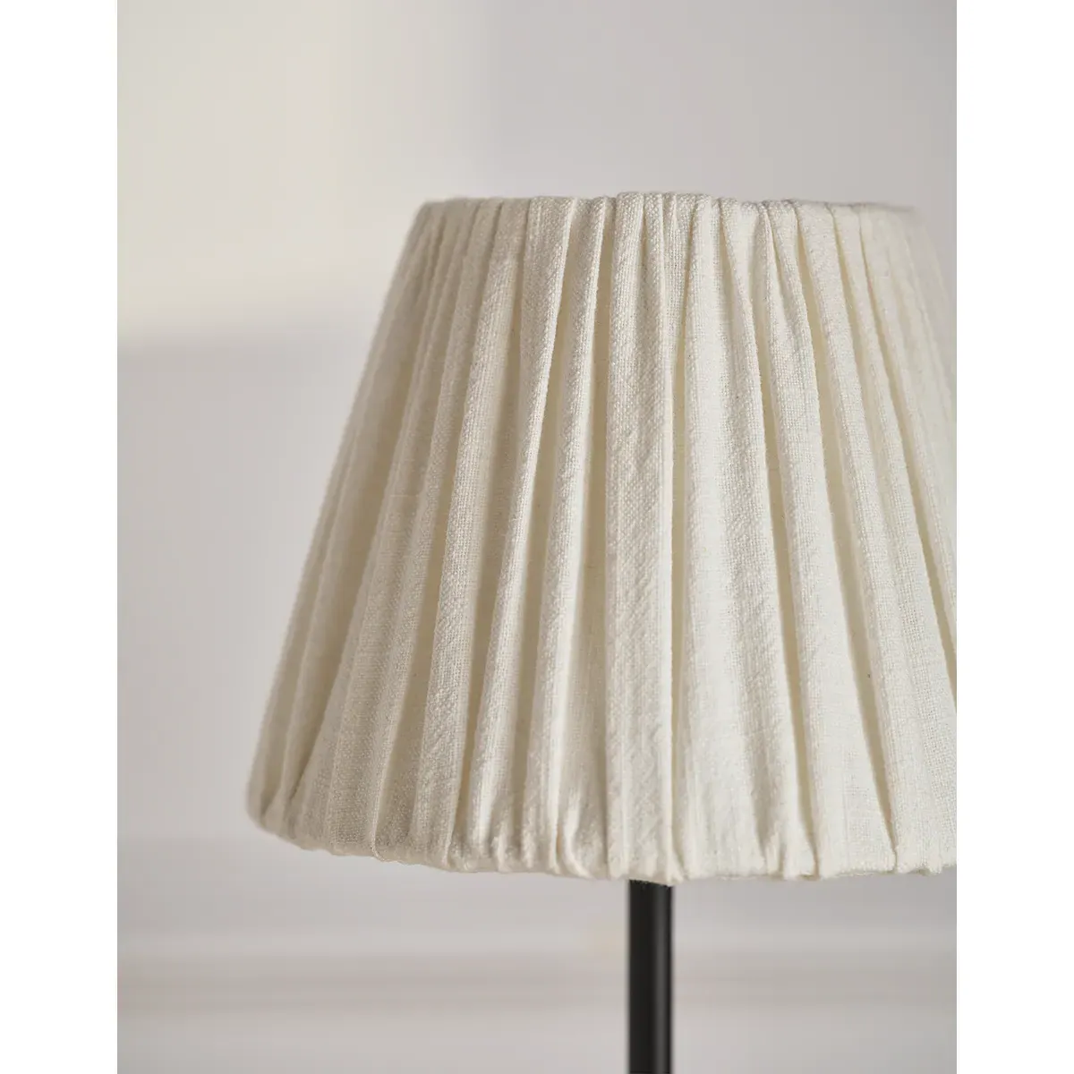 Addison Portable Table Lamp - White/Black, Metal alternate view