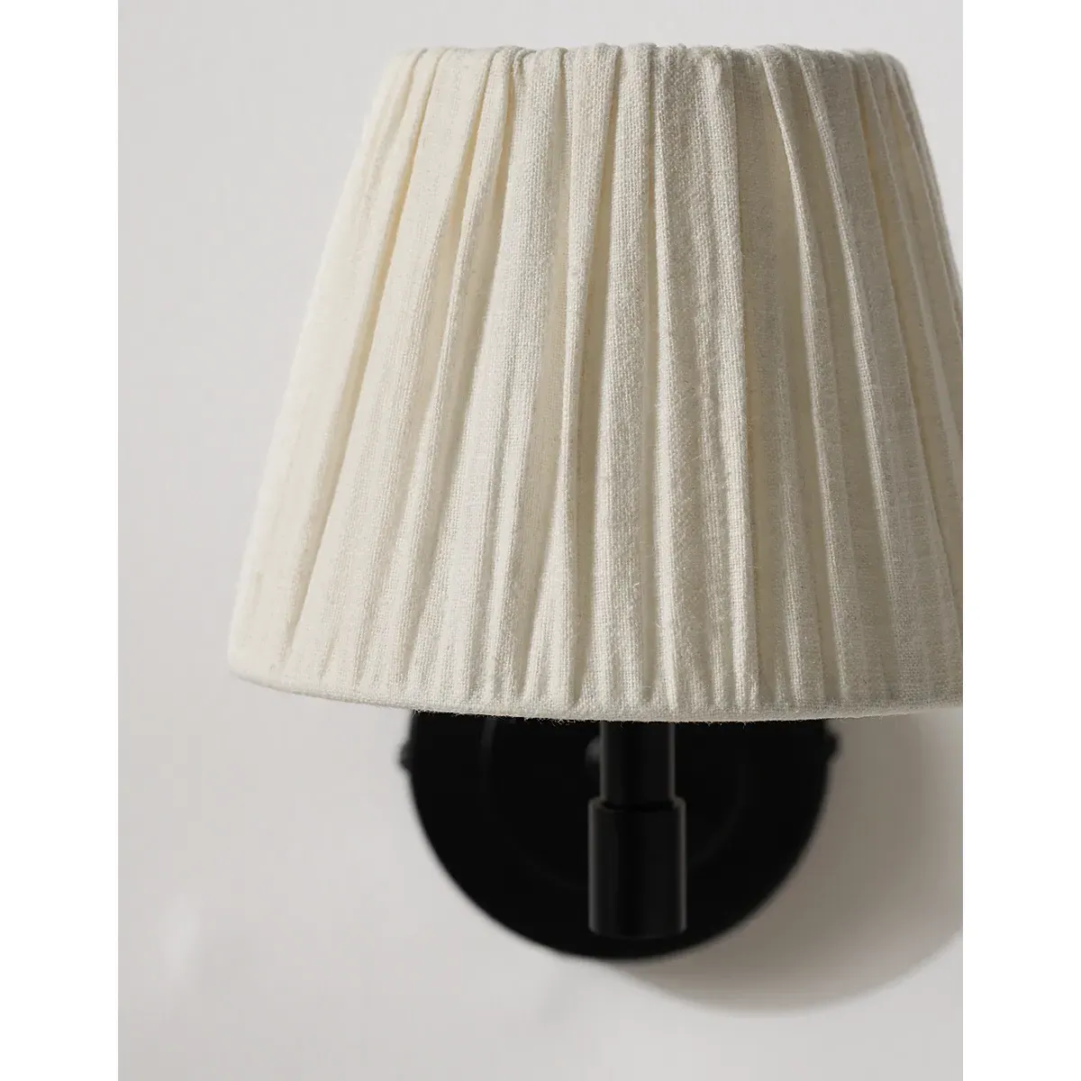 Addison Rechargeable Wall Light - White/Black, Linen alternate view