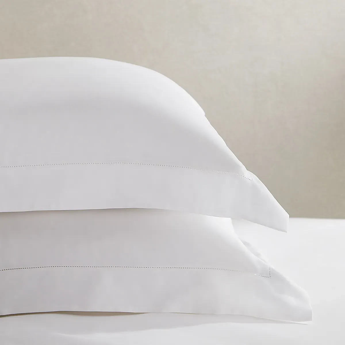 Alba Oxford Pillowcase - Ivory, Egyptian Cotton product