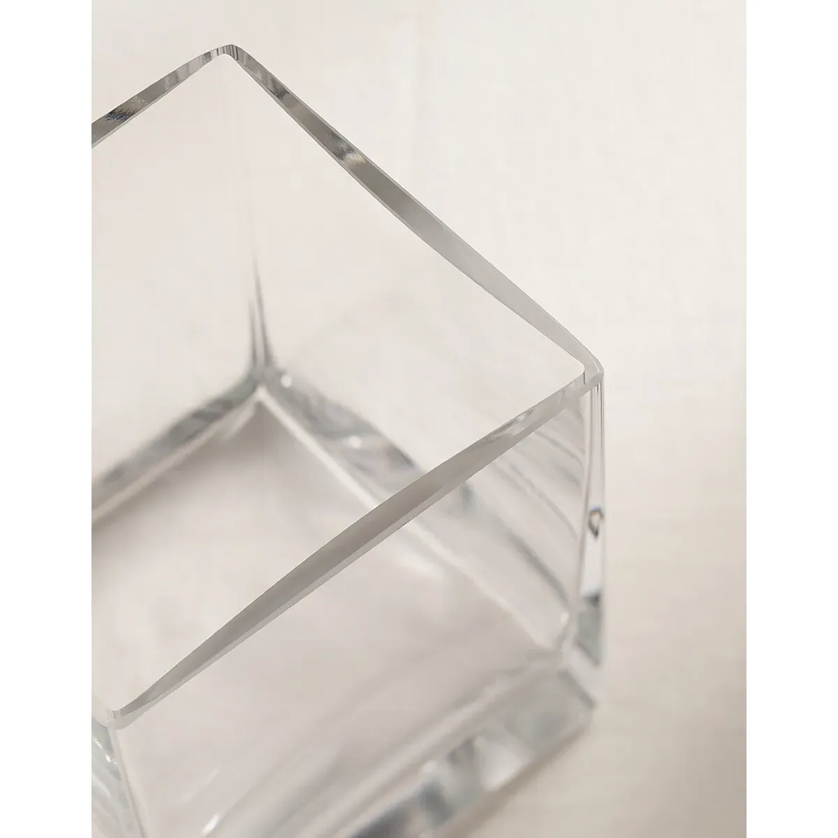 Aldby Vase - Clear, Crystal Glass alternate view