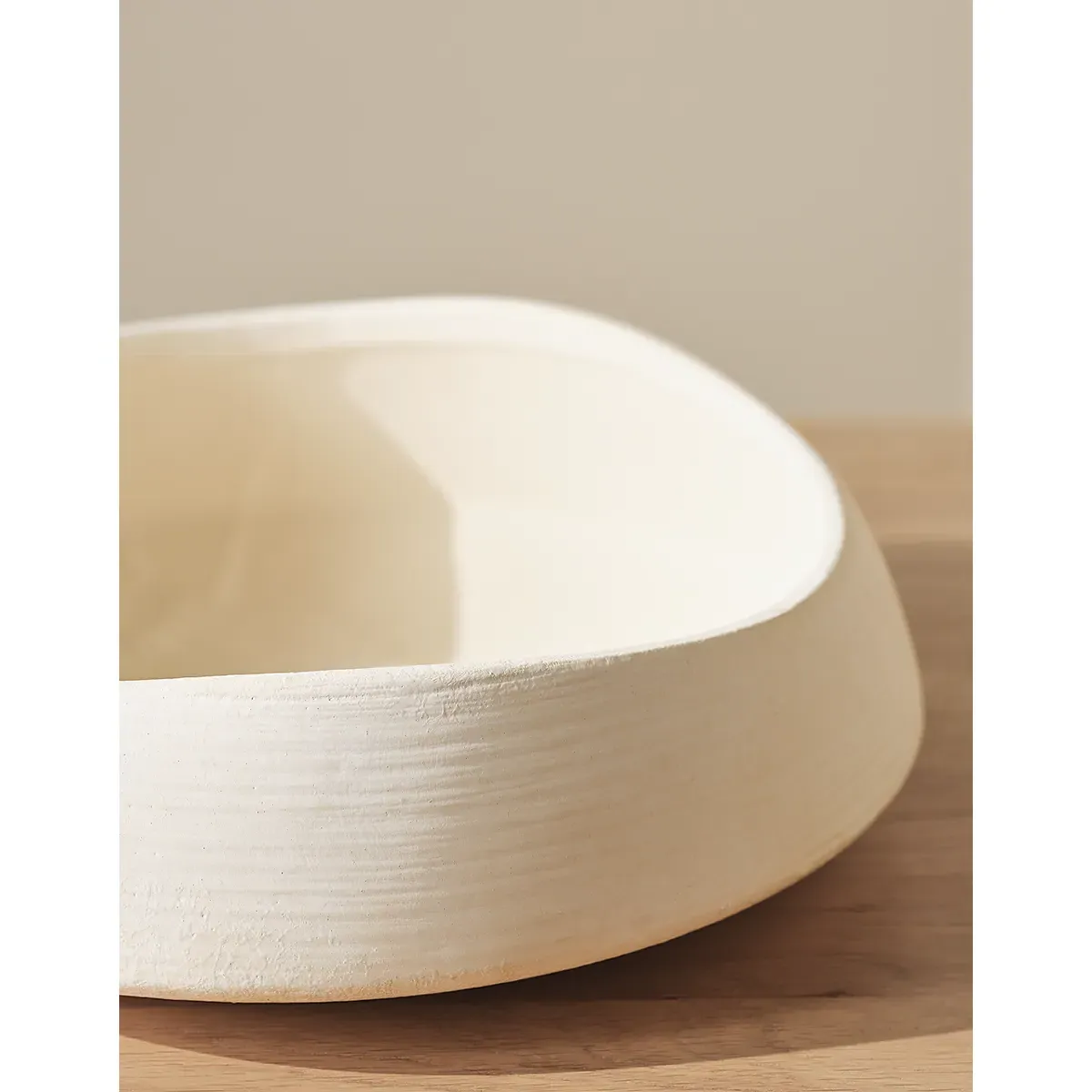 Alderley Decorative Bowl - White, Clay alternate view