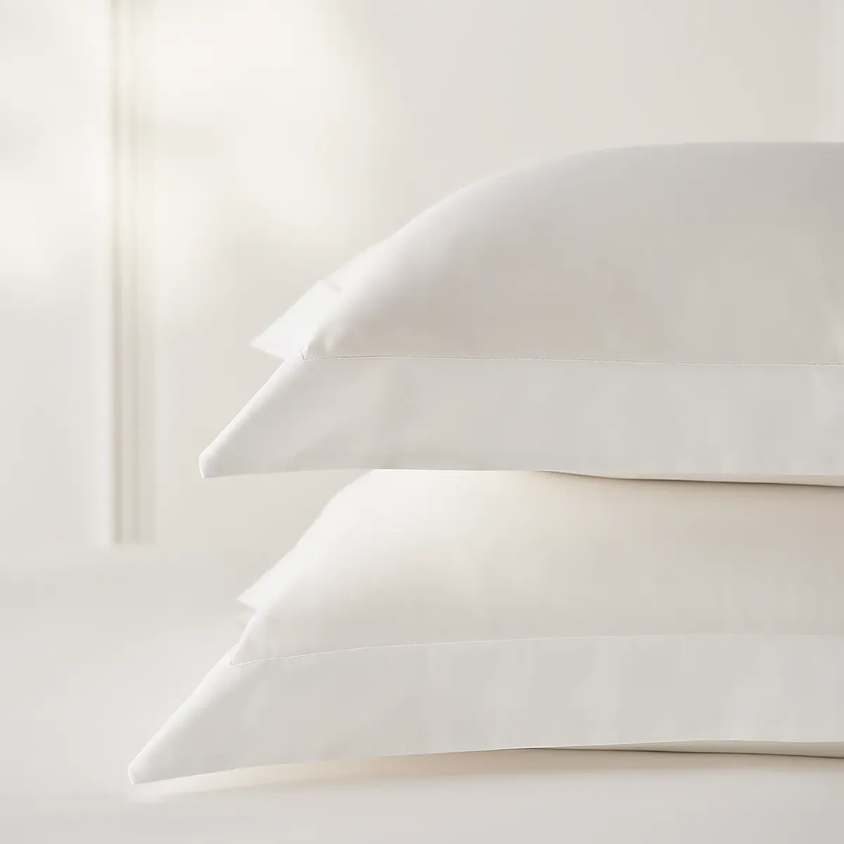 Amala Giza Egyptian Cotton Oxford Pillowcase - White product