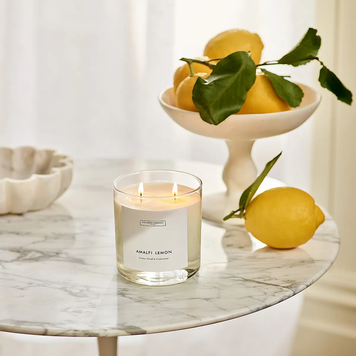 Amalfi Lemon 2-Wick Candle - Natural Wax product