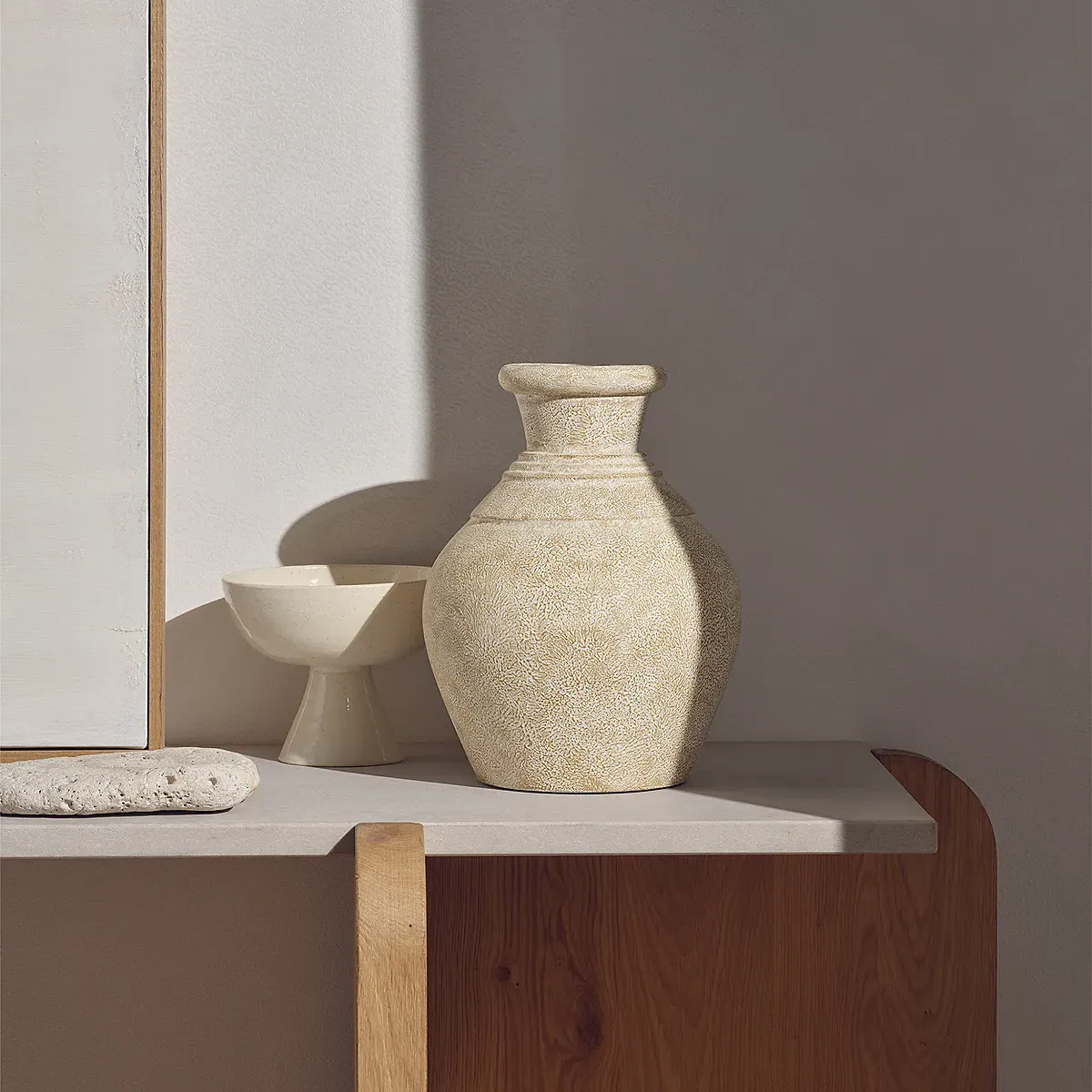 Athos Decorative Vase - Natural, Terracotta product