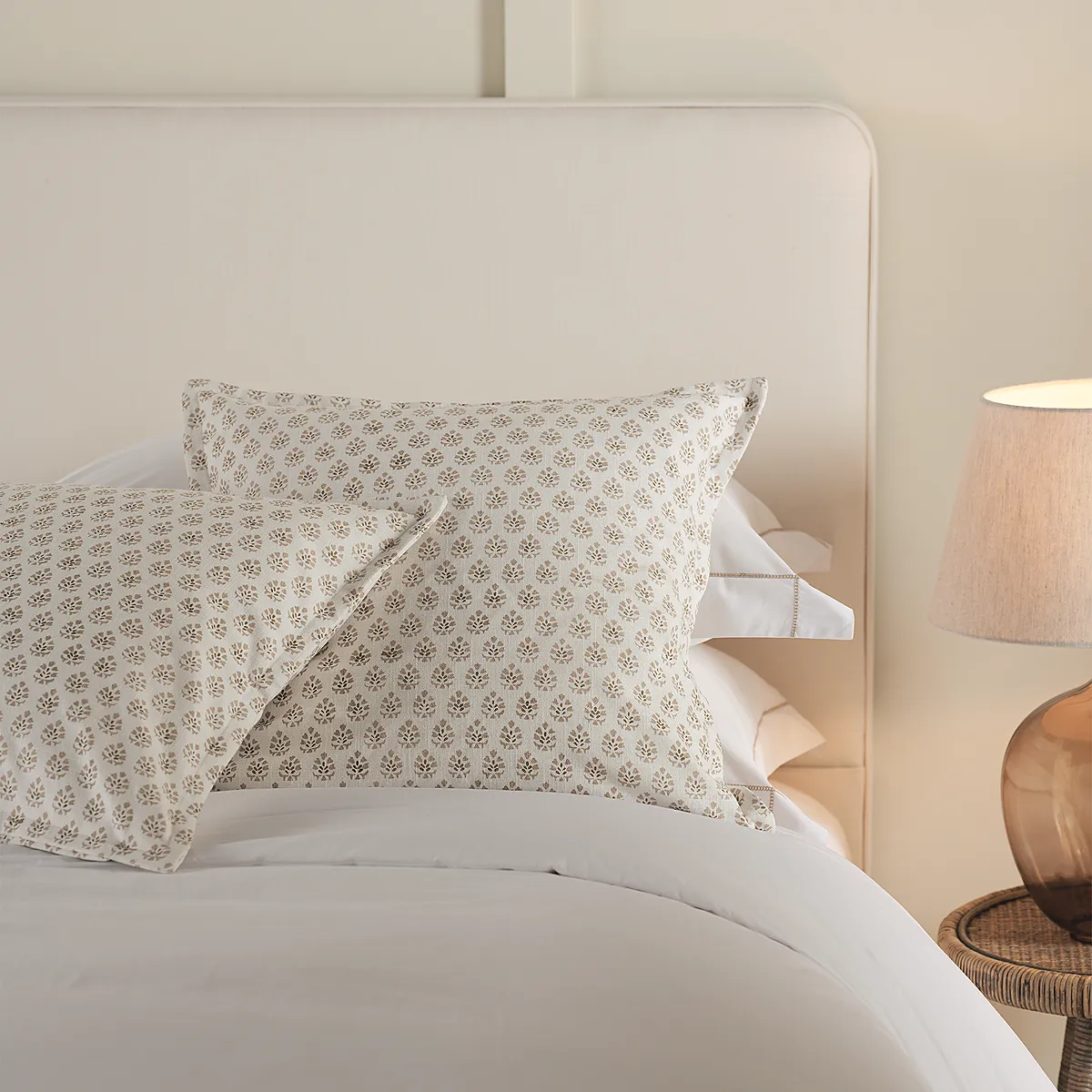 Avery Cushion - White Natural, Cotton product