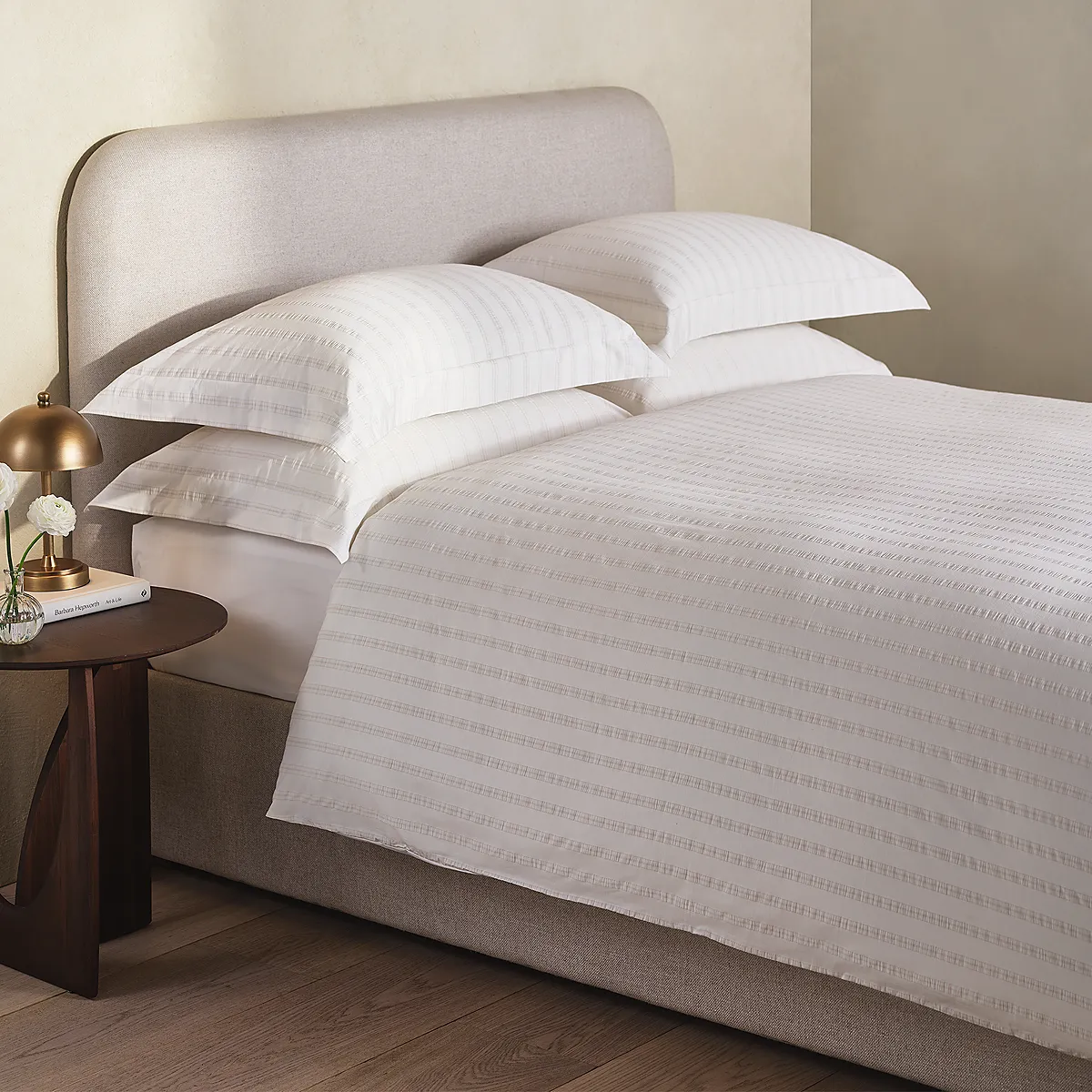 Barling Stripe Duvet Cover - White Natural product