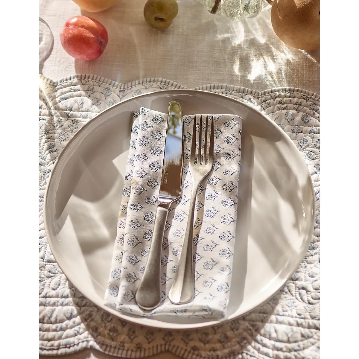 Bruton 24-Piece Cutlery Set 6 Place Settings - Silver, Stainless Steel alternate view