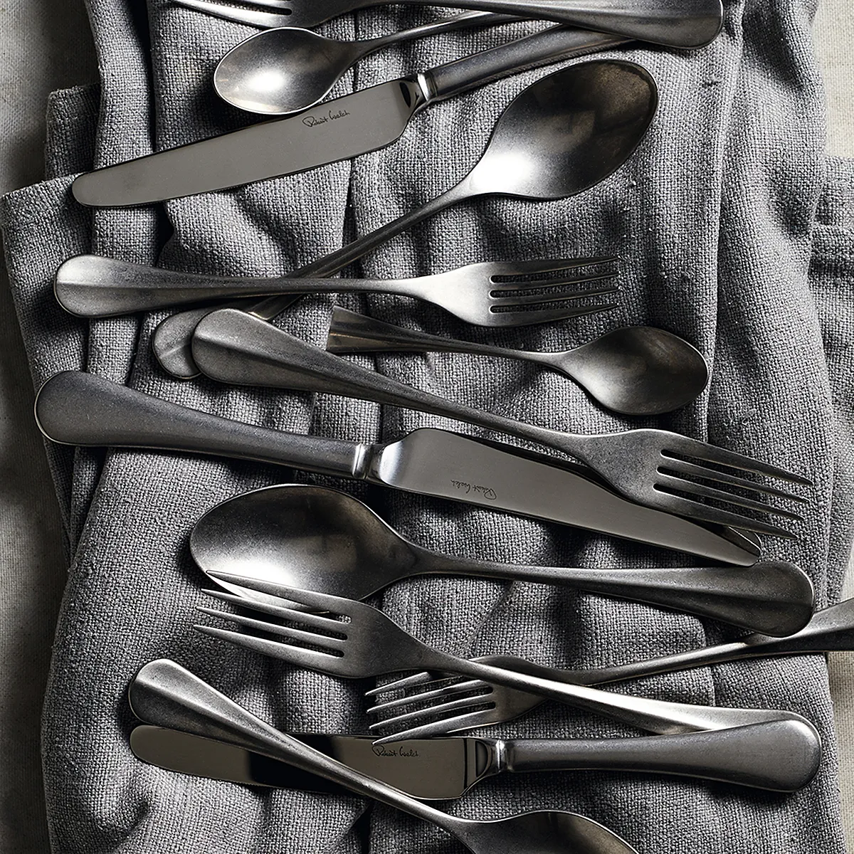 Bruton 24-Piece Cutlery Set 6 Place Settings - Silver, Stainless Steel product