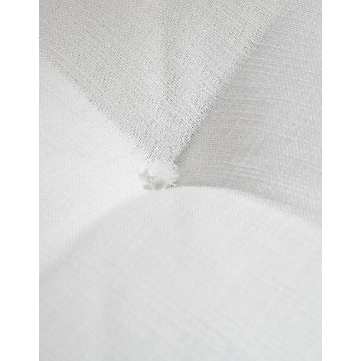 Camber Round Seat Pad - White, Cotton alternate view
