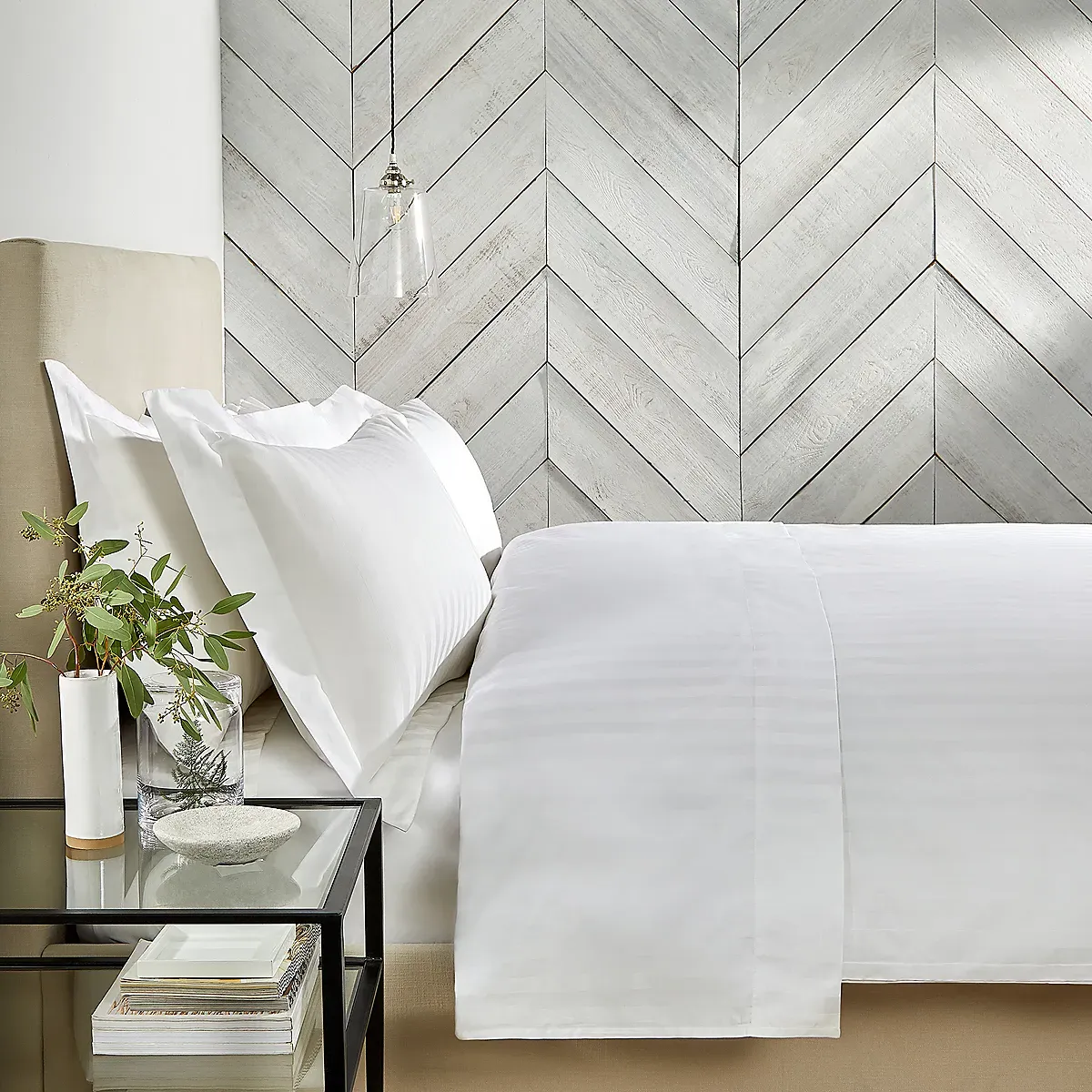 Cambridge Stripe Duvet Cover - Cotton Satin product