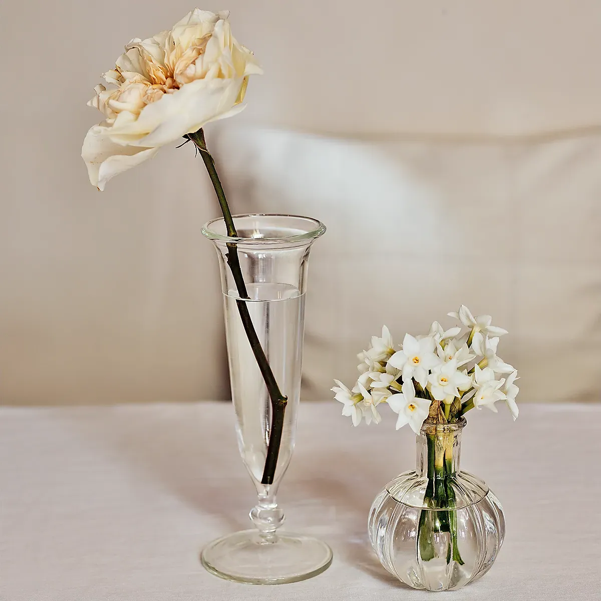 Camille Fluted Vase - Clear, Borosilicate Glass product