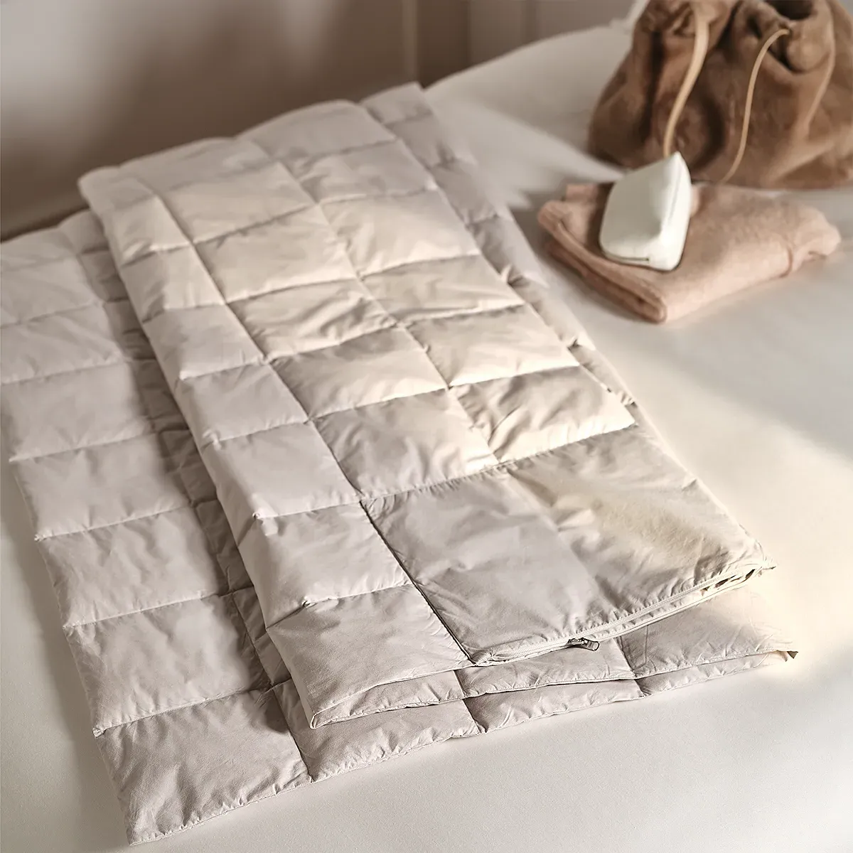 Cloud Down Travel Blanket - Pale Grey product