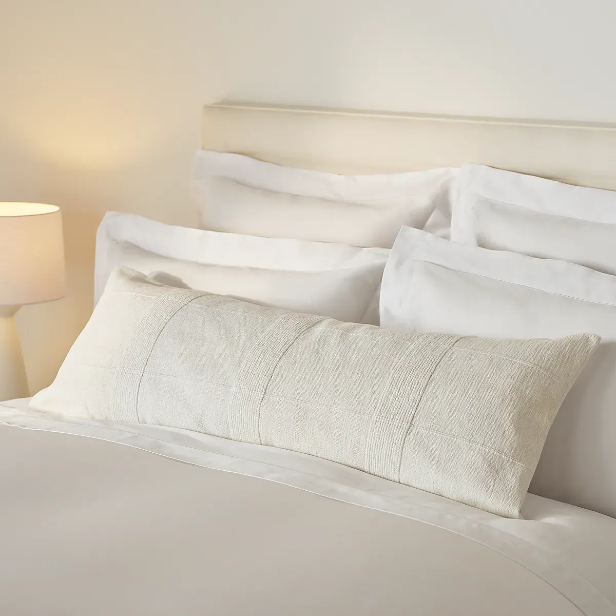 Dayton Cushion Cover - White, Cotton product