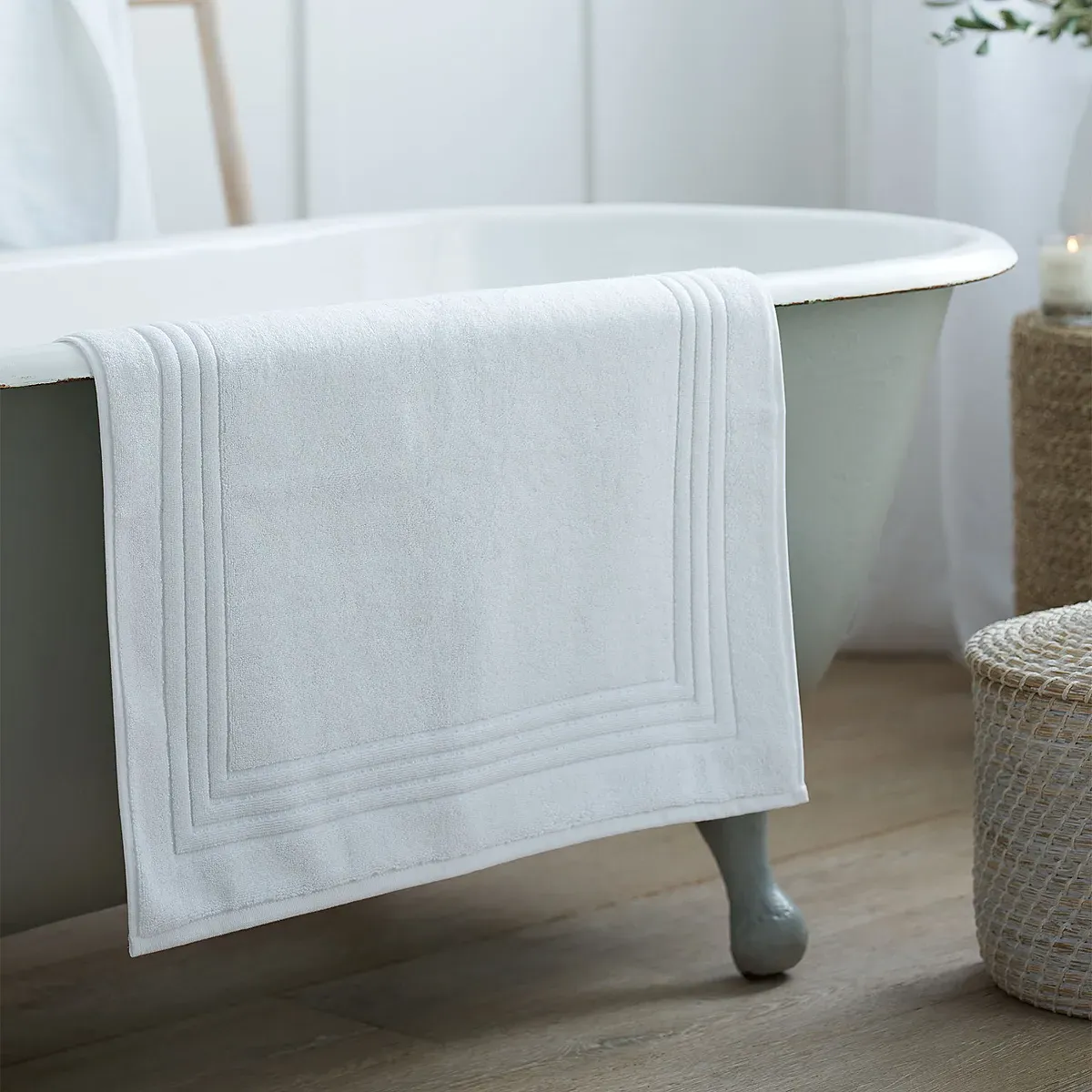Egyptian Bath Mat - White, Cotton product