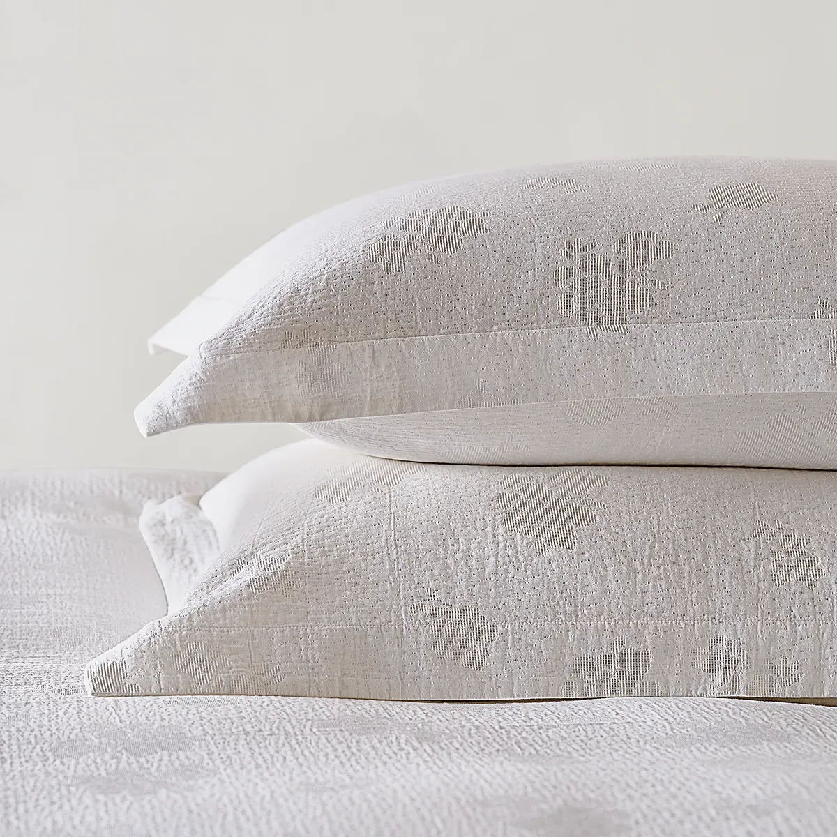 Elisa Oxford Pillowcase - White, Cotton product